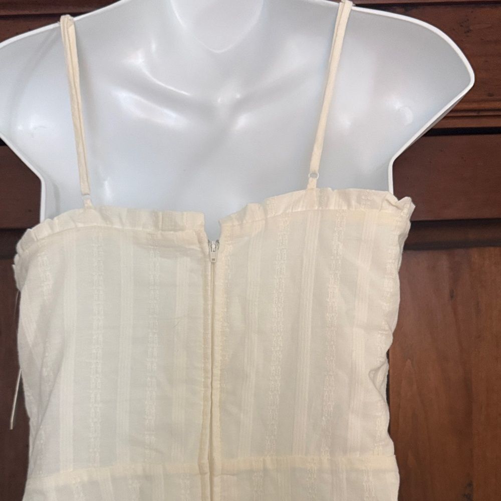 NWT Altar'd State Nina Ivory Textured Mini Dress Size M - Picture 6 of 6